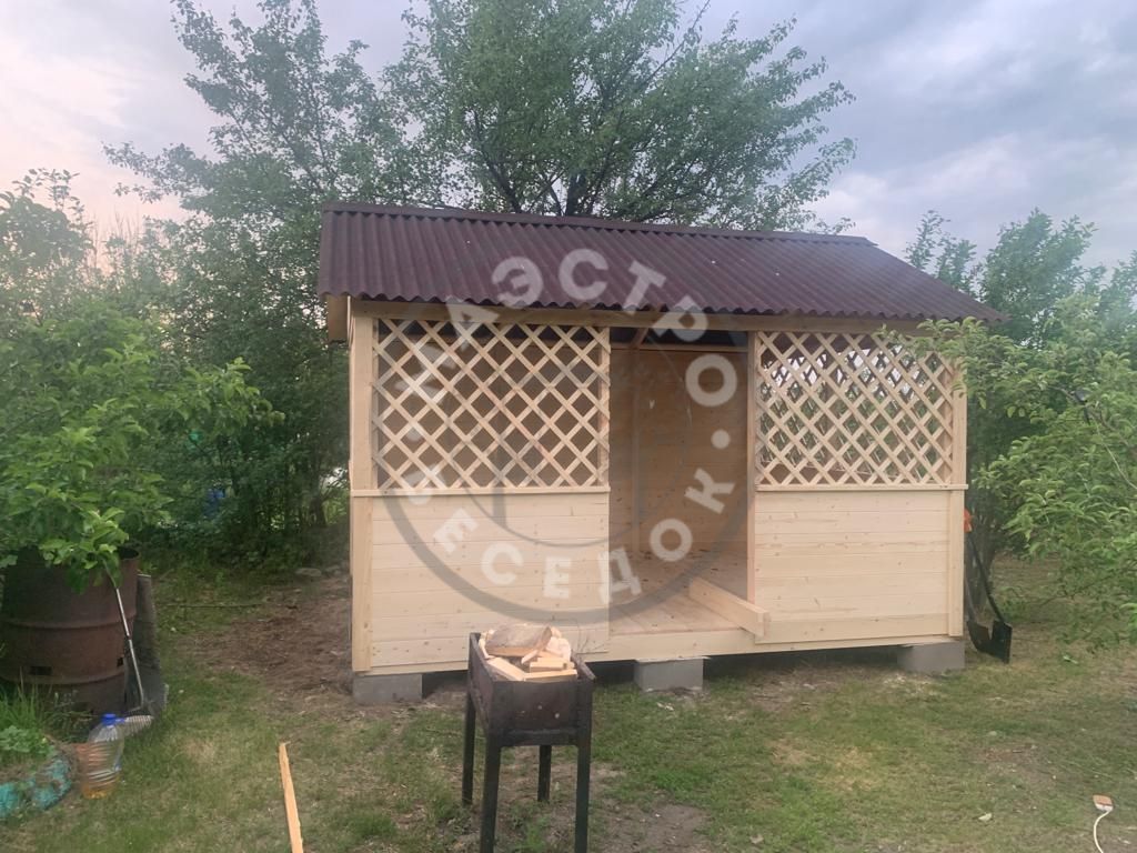 «Домик» беседка 3х4 2скатная (3)
