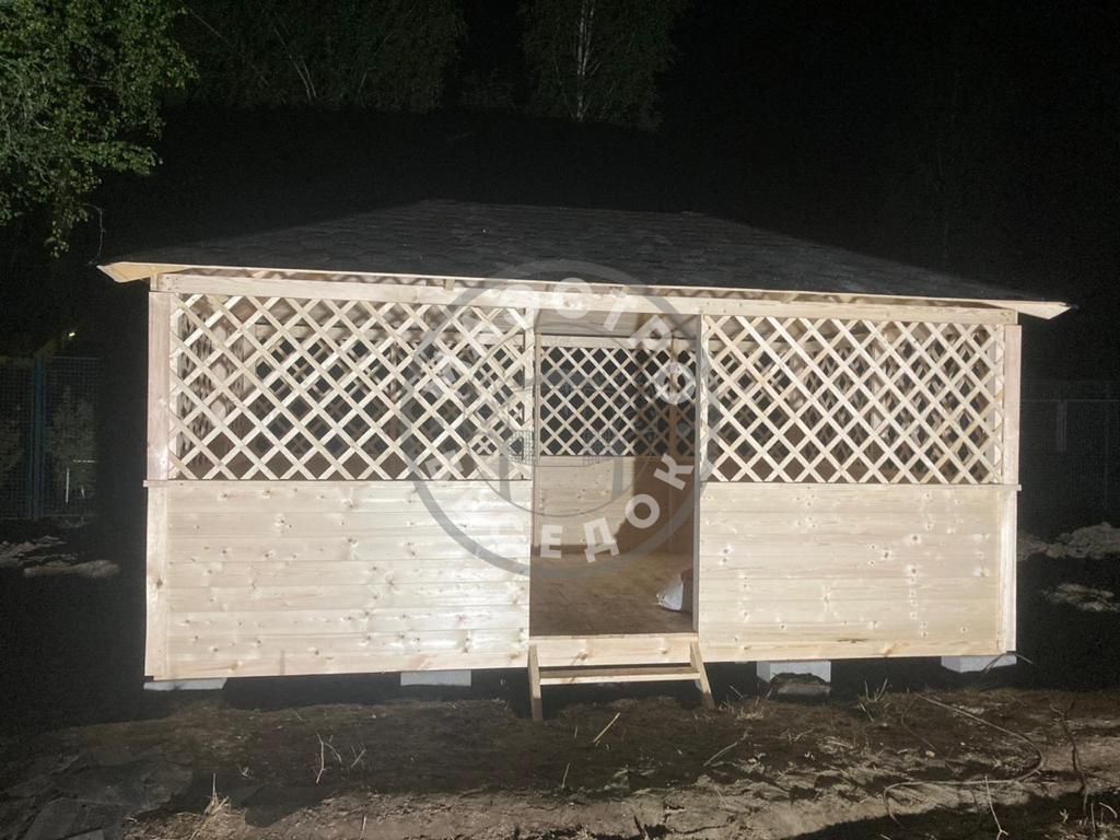 «Домик» беседка 3х5 4скатная (3)