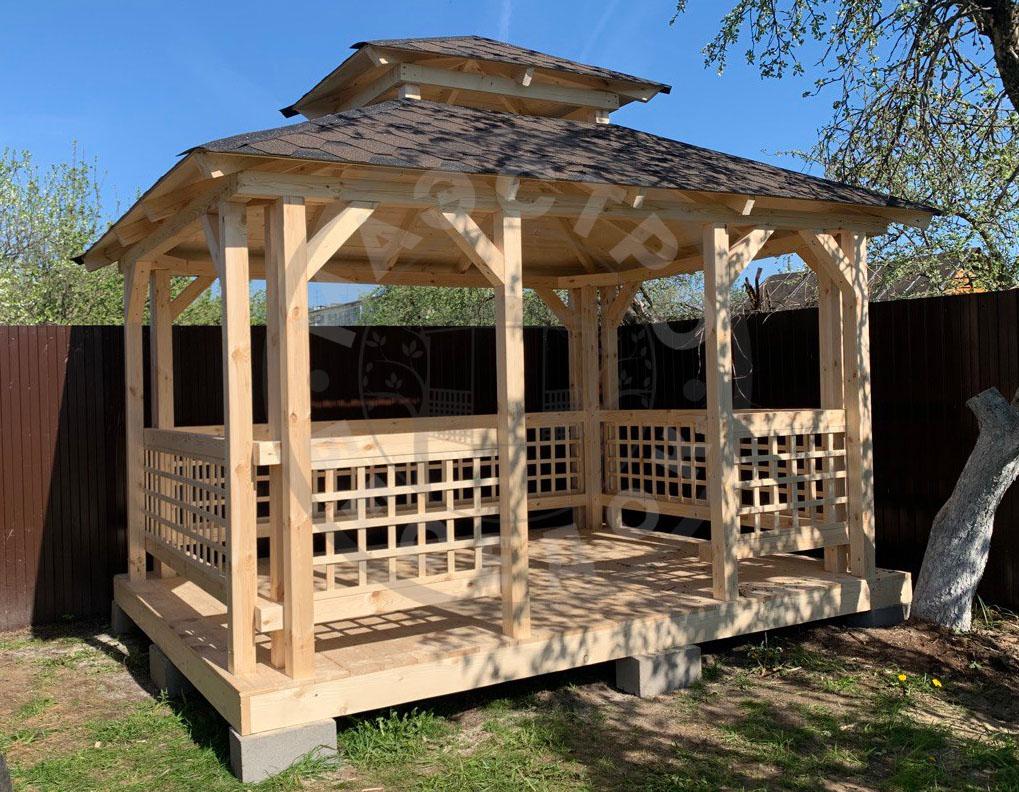 «Японский стиль» беседка 3х4